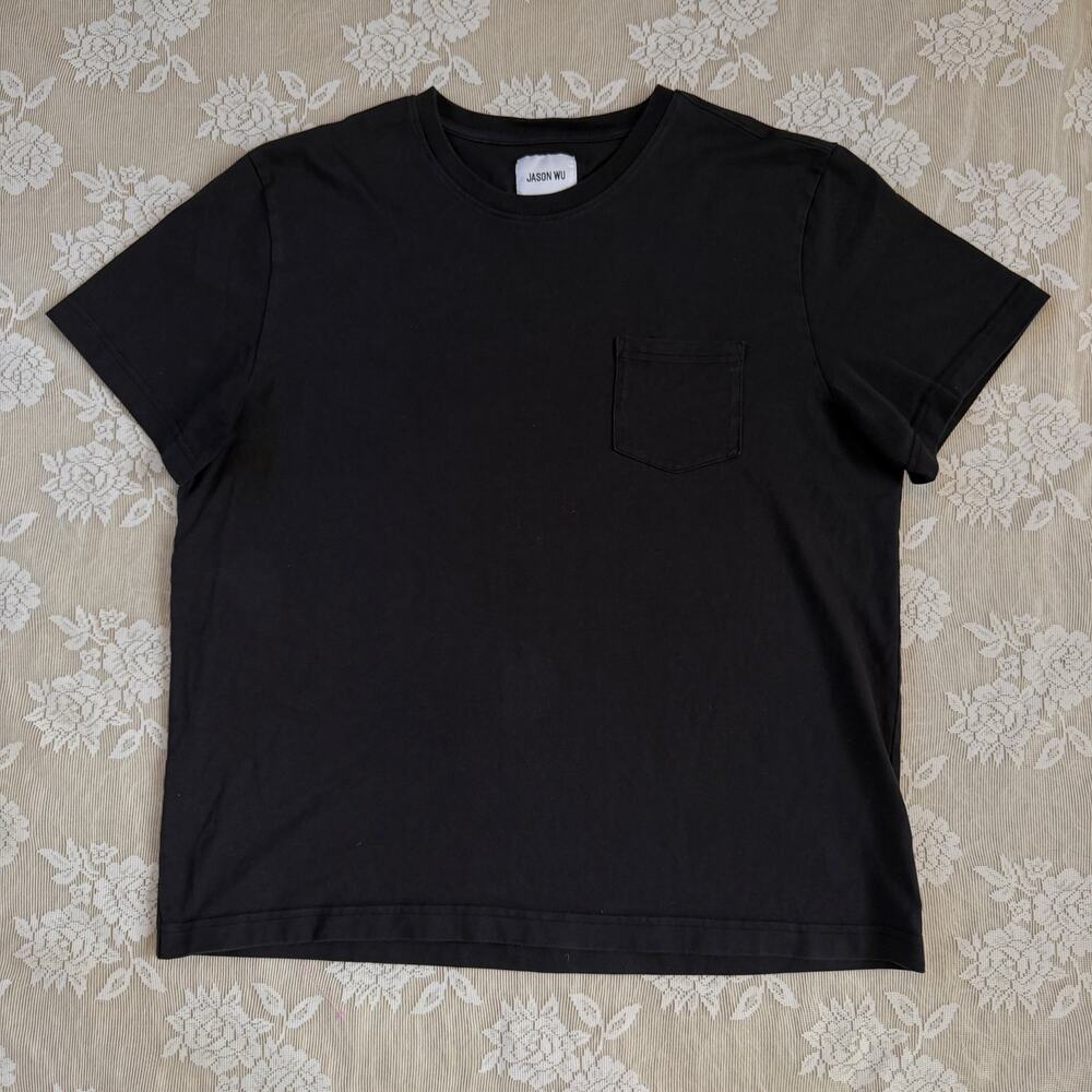 Jason Wu Black Pocket T-Shirt Size XL